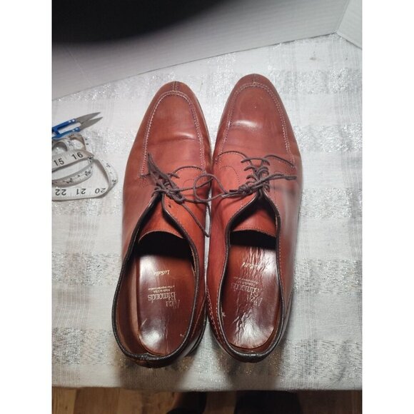 Allen Edmonds LaSalle Brown Leather Lace up Dress Derby‎ Brown Size US Men's 12D - Picture 14 of 16